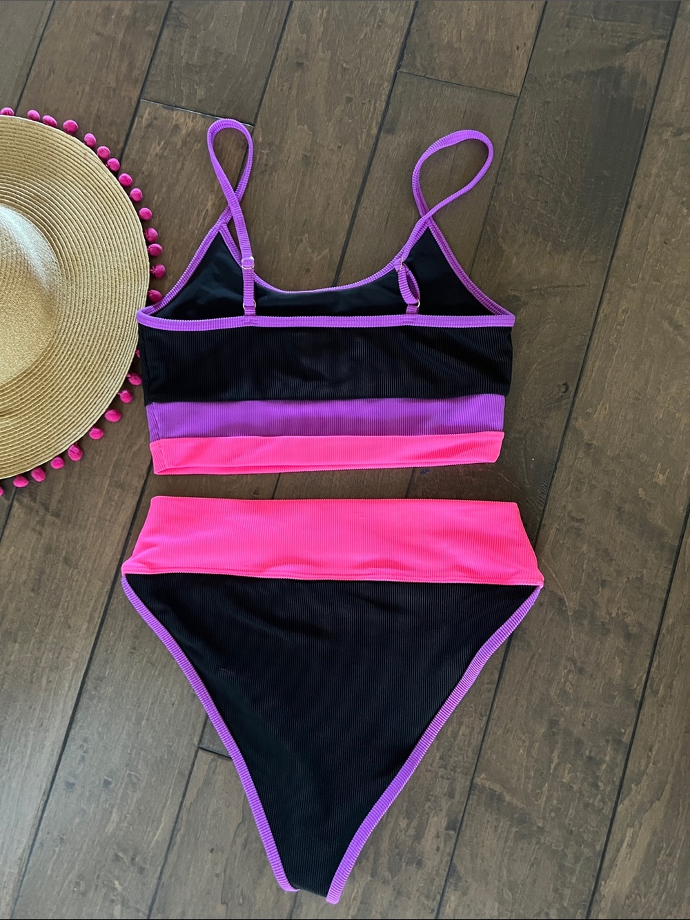 NWT Beach Riot Eva-Emmy Bikini, L Top, XL Bottom - Picture 5 of 12